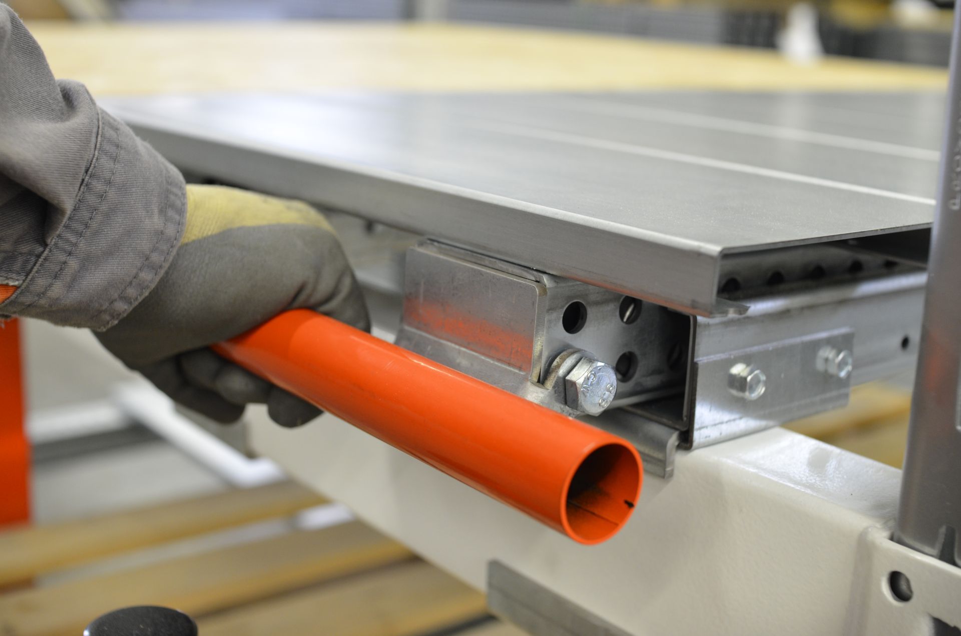 Tiroir à palette avec extraction jusqu'à 100 %