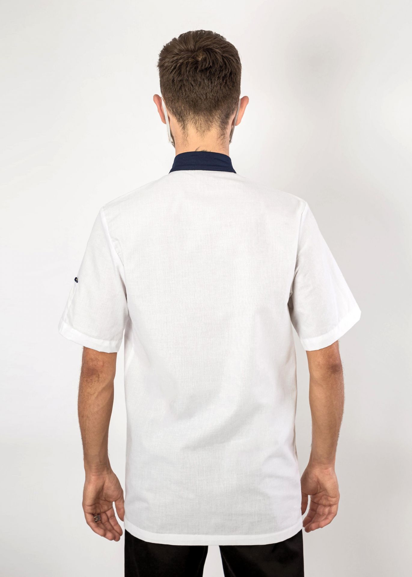 Veste de cuisine mixte - modèle Cagnes - manches courtes ou longues - personnalisable - Made in France_8