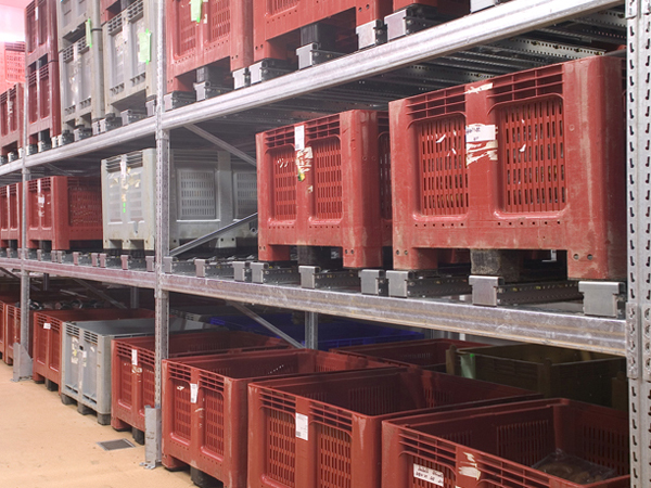 Rayonnage dynamique pour palettes idéale à l'aménagement de stock tampon, des zones d'expédition et de préparation de commandes_8