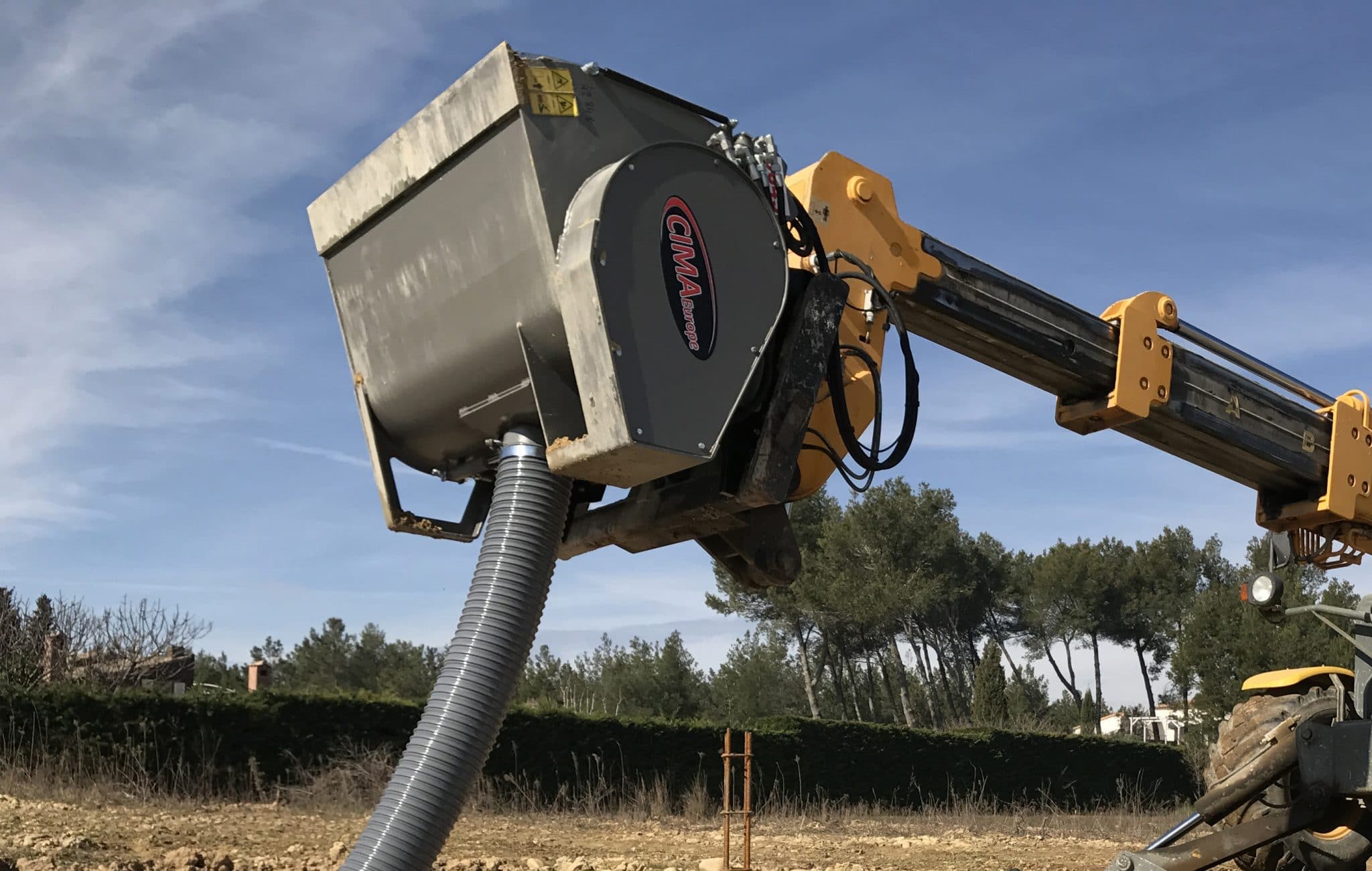 Accessoire de malaxage de béton pour modèles 3530 à 5550