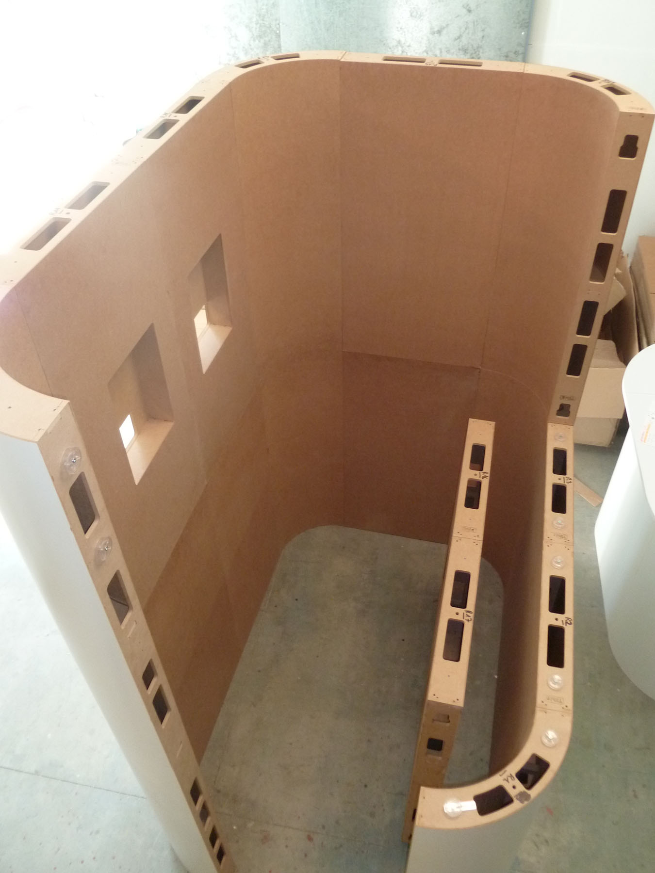 Stand modulaire pour surface de 9 à 36m2, avec cadre aluminium et tissu tendu_8