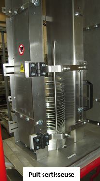 Déballeur de couvercles/convoyeur magnétique boites - constructeur  magnétec_8