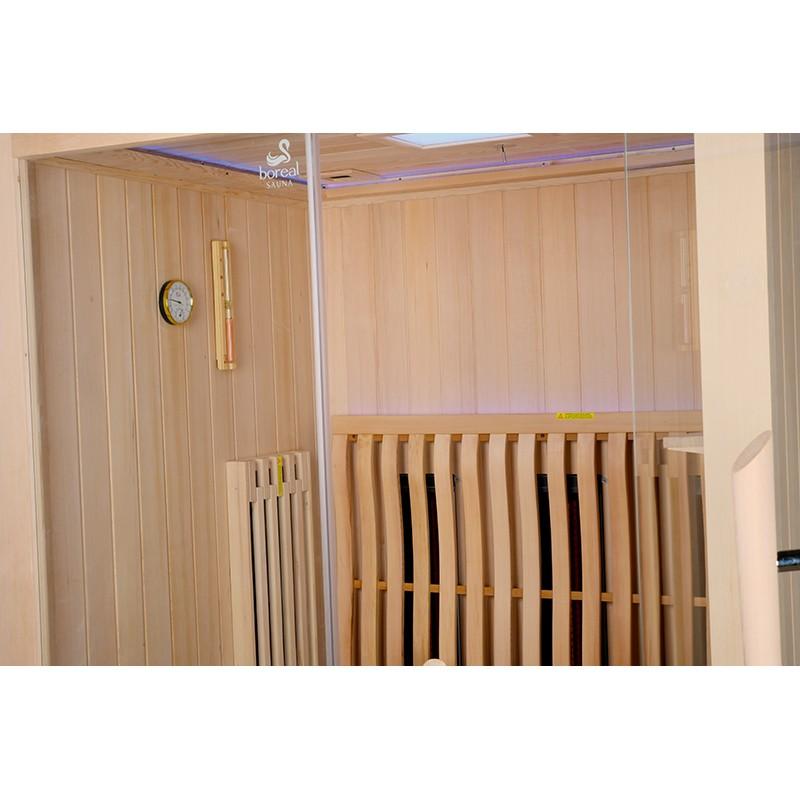 SAUNA COMBI BOREAL® ELÉGANCE 2 - 150X125 INFRAROUGE + VAPEUR_8