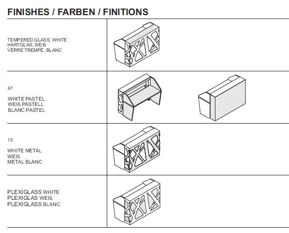 Banque d'accueil lumineuse Zig Zag avec accès PMR - MDD - Droite, Blanc, 260_8