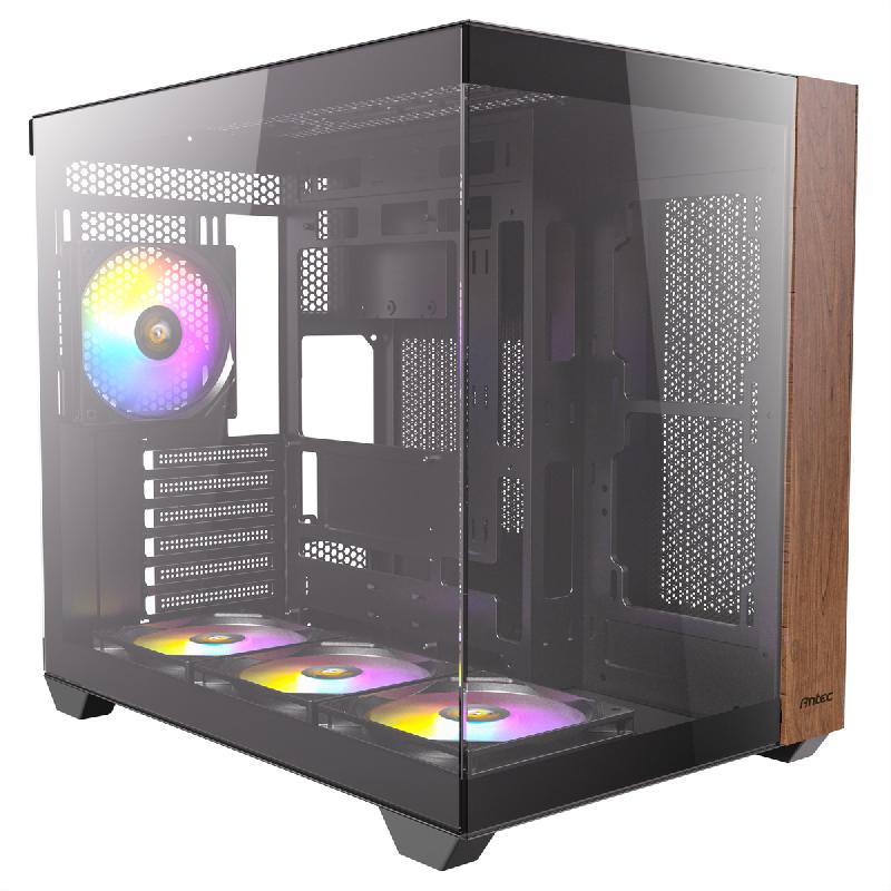 Antec cx800 argb_b wood boîtier pc midi tower black atx_8