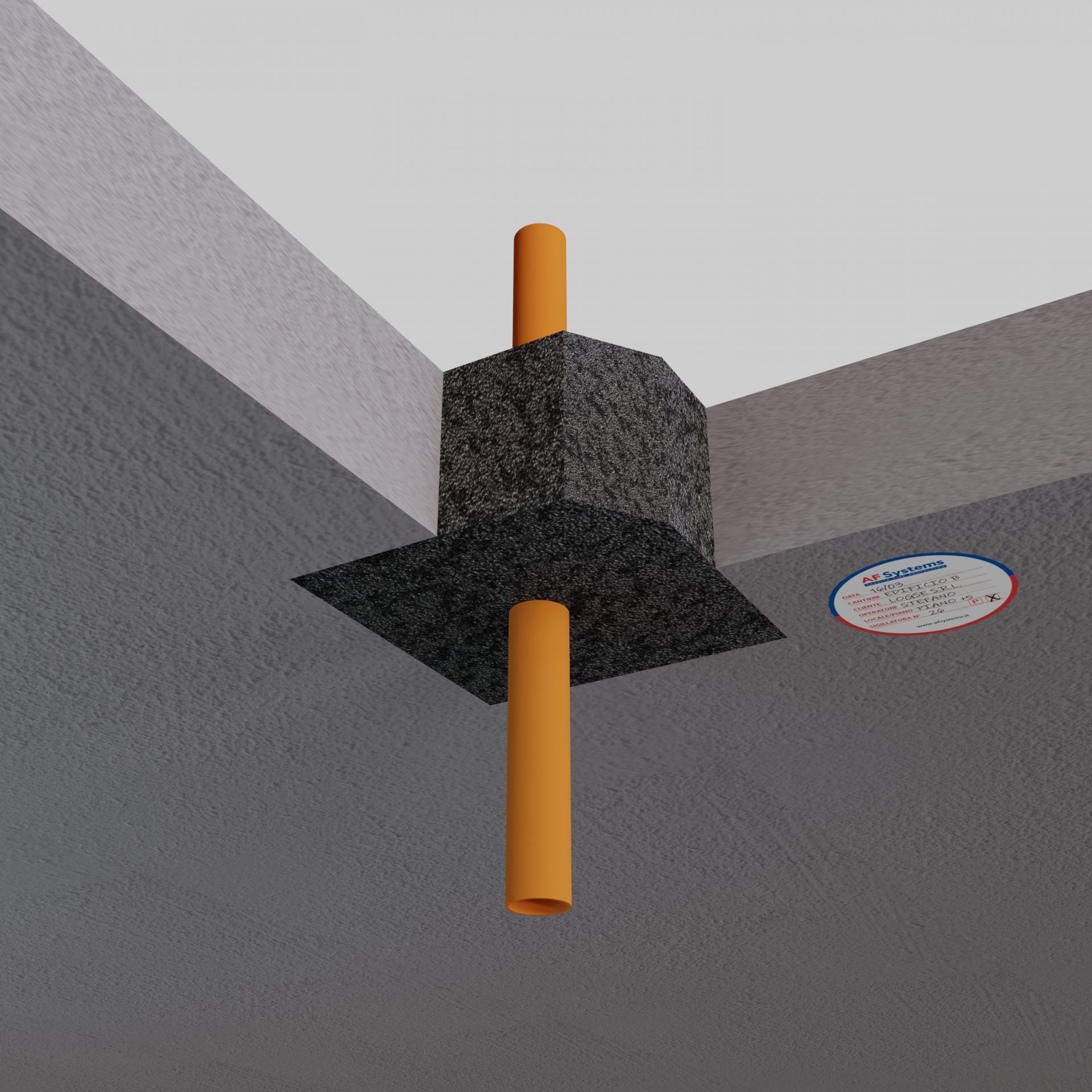 Mousse coupe-feu bi-composant - AF Graphit Foam - protection EI 180 pour passages mur et plafond_8