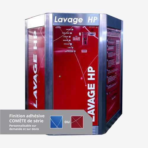 Station de lavage avec réceptacle et bras lance inox