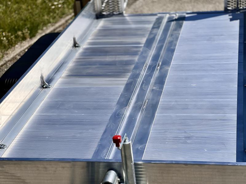 DEFINITIVE CLM Remorque porte engin aluminium 3T5 FLY35_8