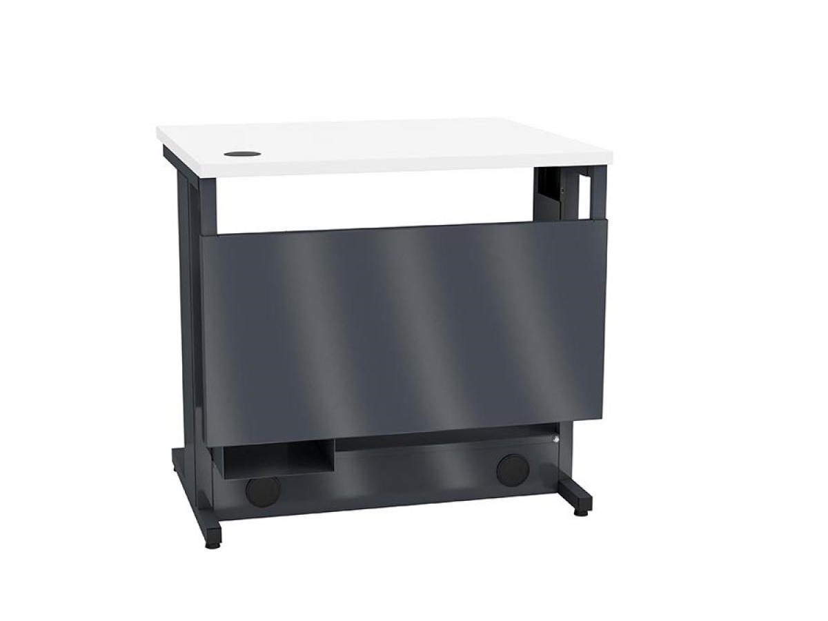 Table informatique DATA avec écran posé - nombreuses dimensions et configurations - fabrication française_8