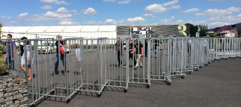 Barrière Extensible Aluminium pour manifestations_8