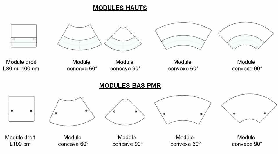 Réception-Glass - Banque d'accueil italienne haut de gamme avec modules PMR et finitions personnalisables_8