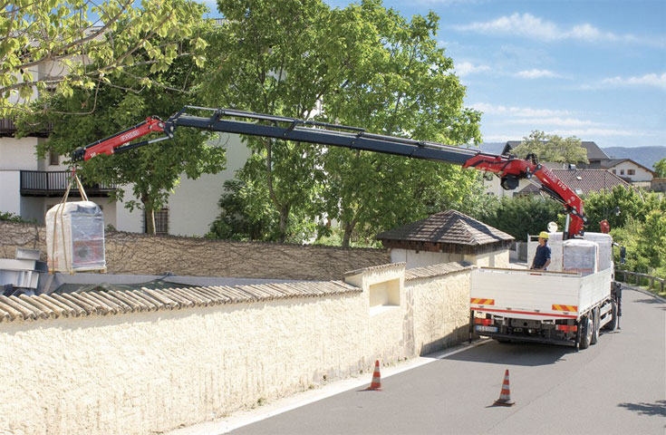 Grue auxiliaire Fassi F295RA e-dynamic - 28,95 tm - bras hydraulique jusqu'à 26,70 m avec jib_8