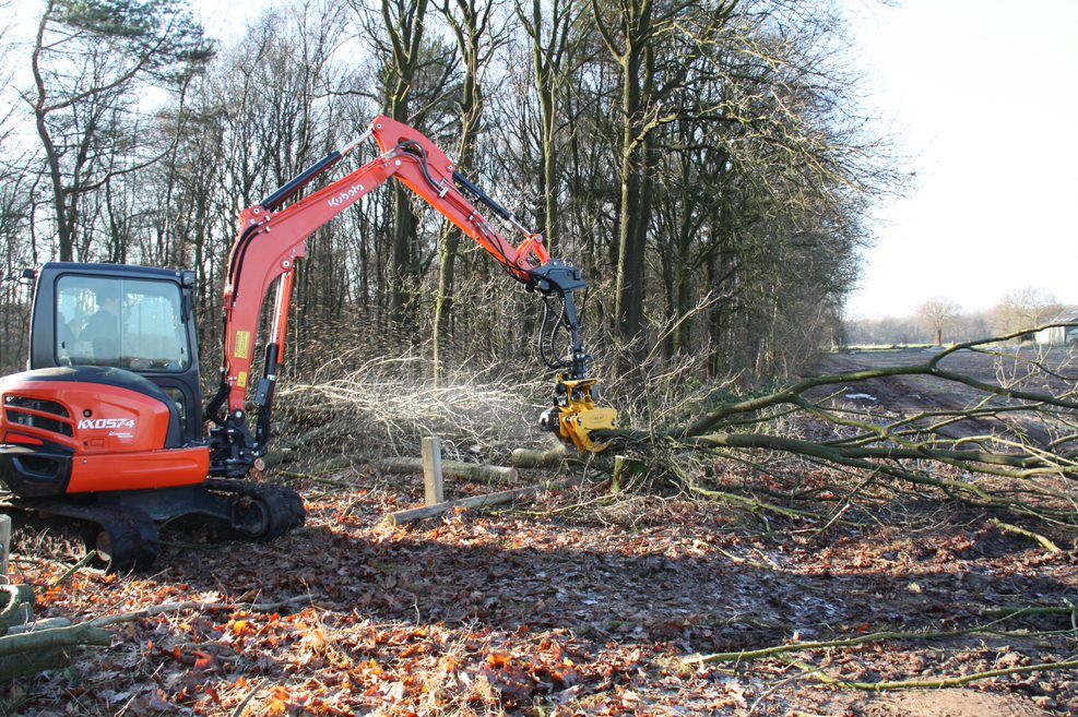 Grappin coupeur GMT 050TTC pour travaux forestiers