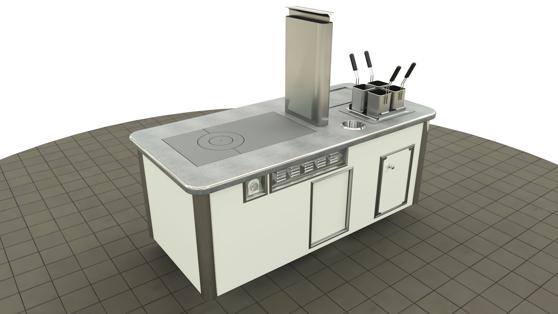 Fourneau professionnel sur mesure - gaz et électrique - éléments personnalisables et finitions variées_8