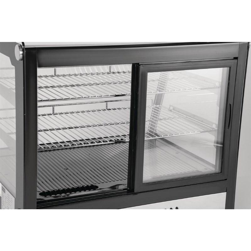 Vitrine de comptoir réfrigérée économe en énergie Série G noire 120L - Polar - GP292_8