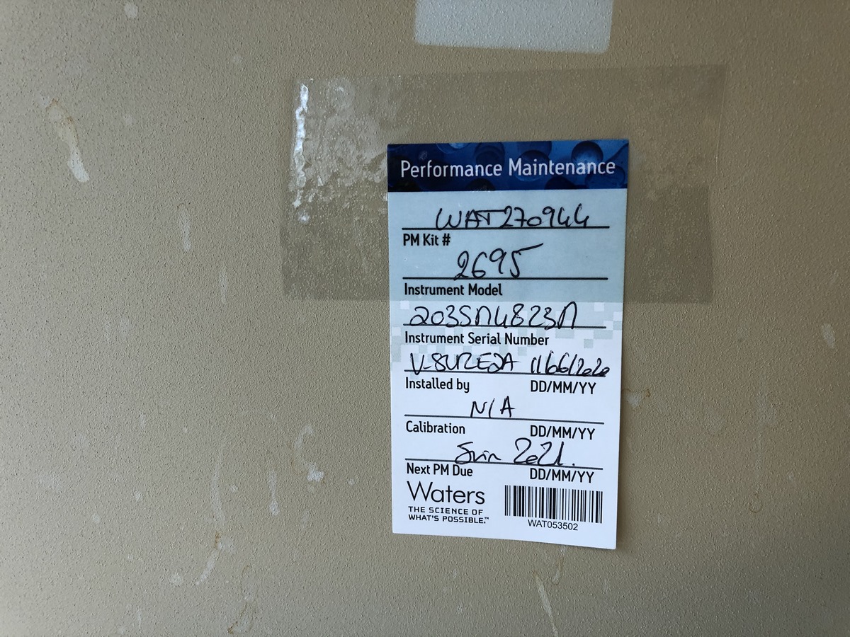 Chromatographie liquide Waters Alliance 2695 reconditionné - Modèle 2695/2996 - Réf. P20090825_8