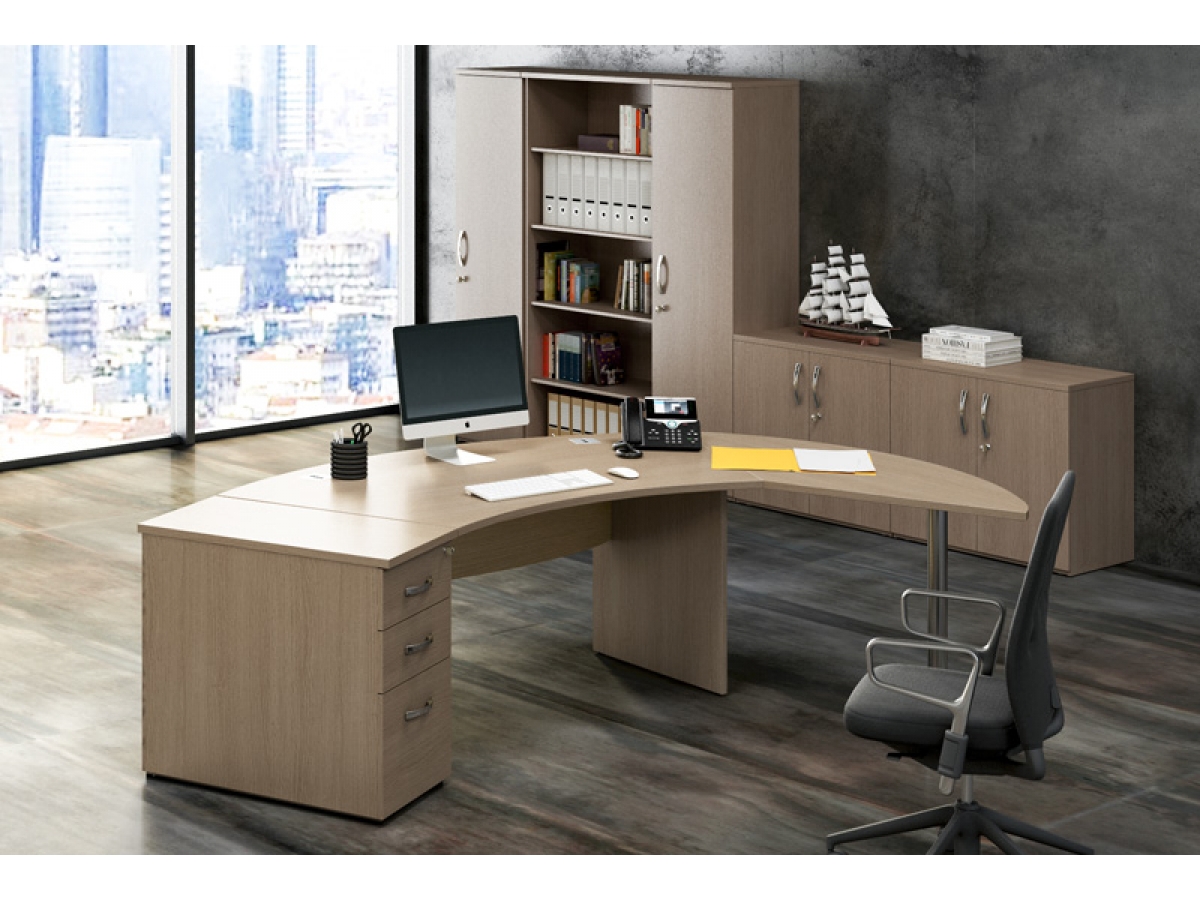 Bureau de direction et administratif FLIXY - Livraison rapide - Made in Italie - Personnalisable_8
