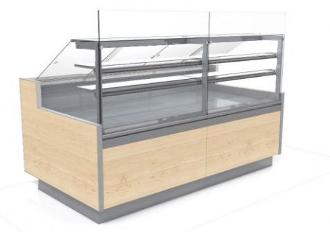 Comptoir réfrigéré avec pare-haleine, idéal pour les traiteurs, pâtisseries et snacking - KUBUS MAX_8