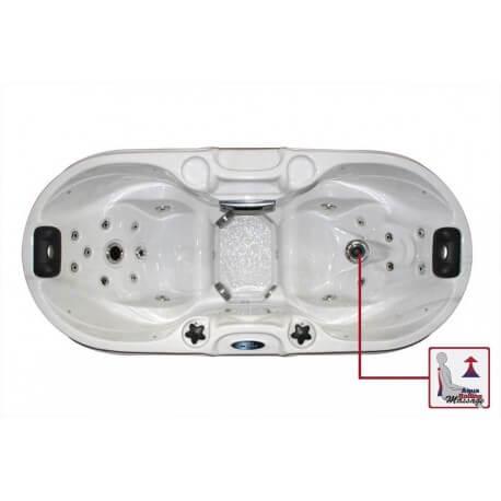THE BLISS - Spa-jacuzzi portable 2 places compact avec système de massage roulant_8