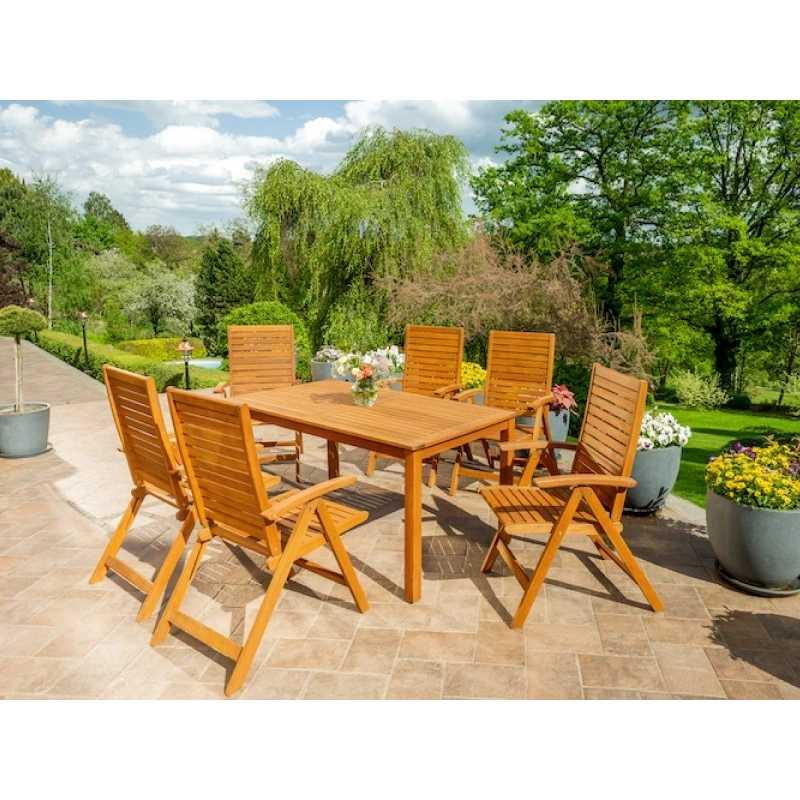 Table de jardin orlando bois d'eucalyptus – MTF – rectangulaire – 2nab2165_8