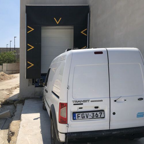 Porte souple rapide et économique - FlexGO - PVC renforcé pour environnements industriels et commerciaux_8