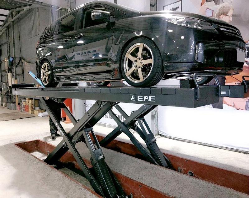 Pont ciseaux encastrable 5T + levage auxiliaire 3,5T - 5100mm_8