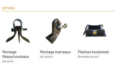 Débroussailleuse Série DK avec roulements SKF pour une durabilité accrue