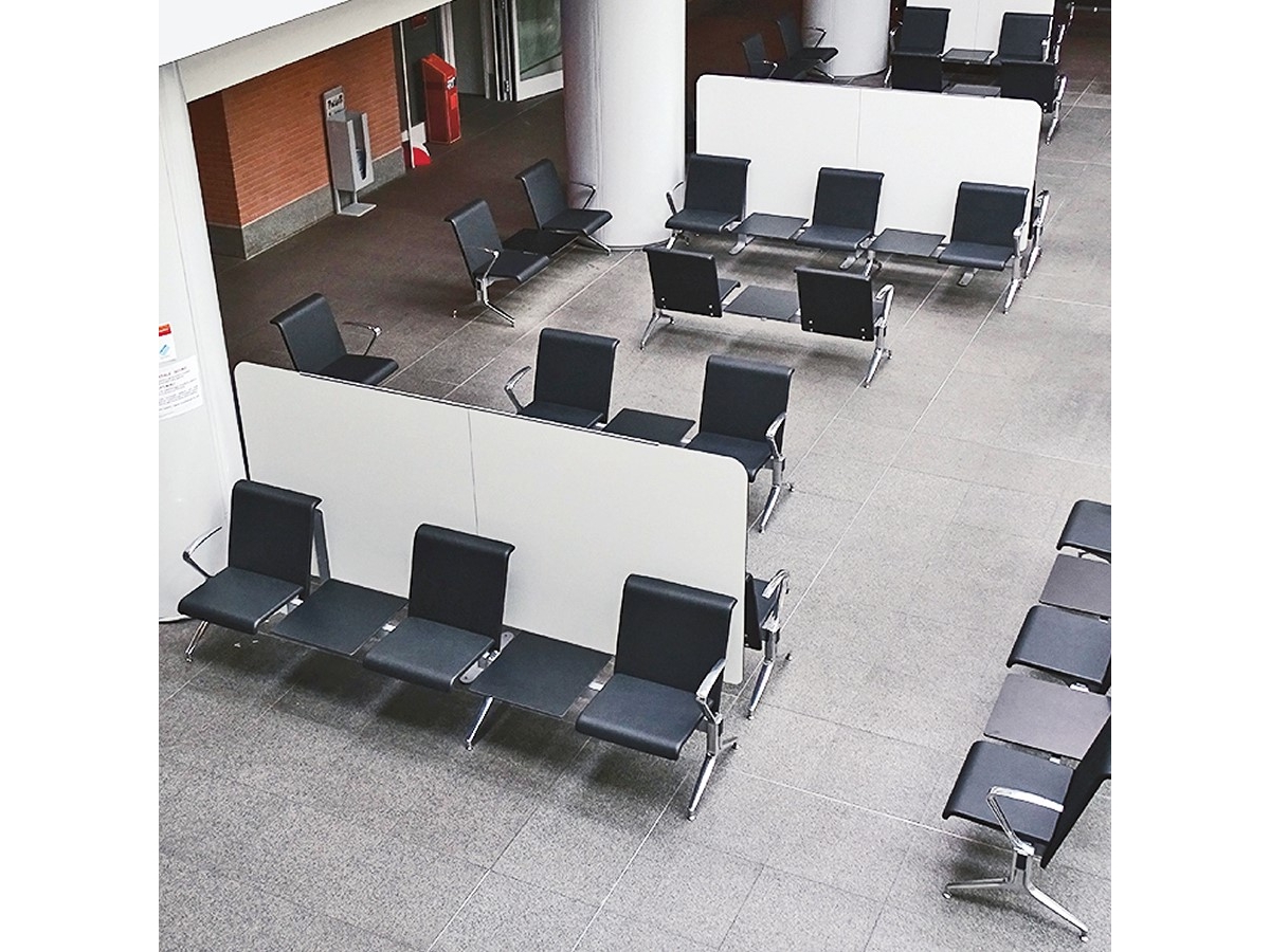 Siège sur poutre de 3 places - LINATE - pour grands espaces à forte affluence_8