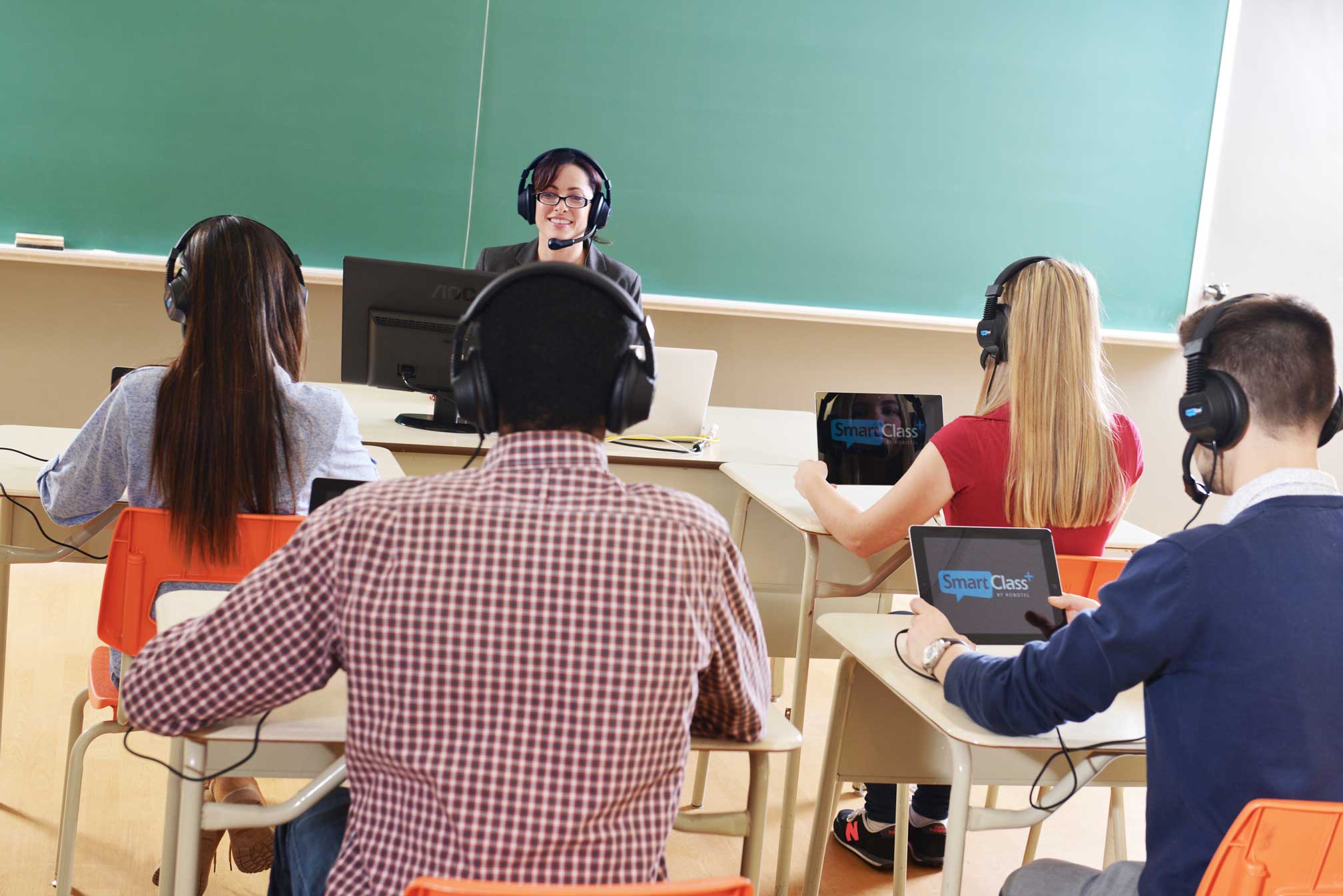 Laboratoire de langue primé pour les enseignants de langues smartclass