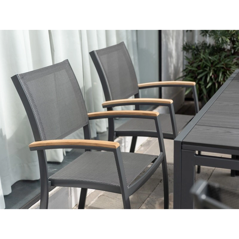 Fauteuil de jardin fixe essence 61,5x58x92,3cm – MTF – aluminium et teck – 2nab3128_8