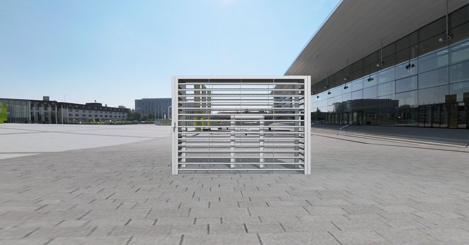 Box à vélo sécurisé en acier inoxydable - Référence BTAV1 - Structure robuste et personnalisable_8