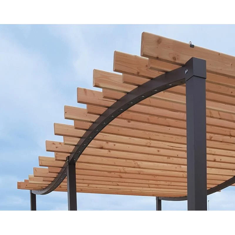 Pergola Océan bois acier_8