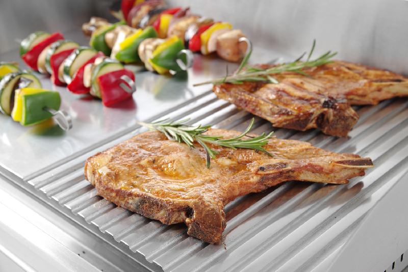 Grill Profi Line moitié rainuré 518x328mm HENDI_8