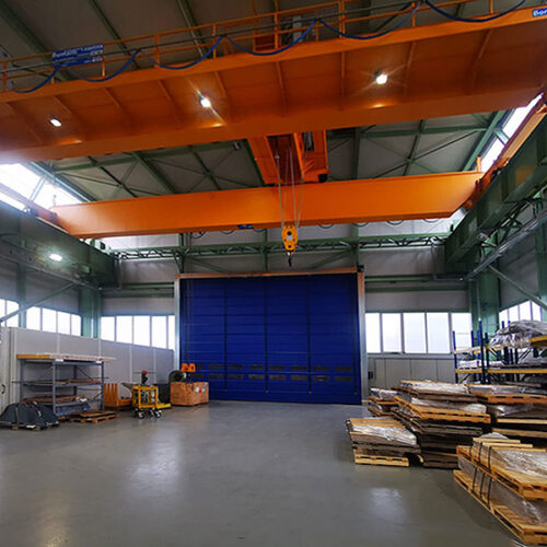 Porte à empilement rapide robuste VertiGO - grande résistance au vent - fermeture jusqu'à 22 m de largeur_8