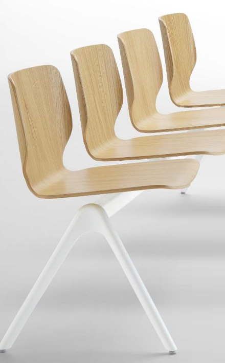 Chaise NIMES - coque bois en hêtre, chêne ou noyer - design YONOH - piètements variés_8
