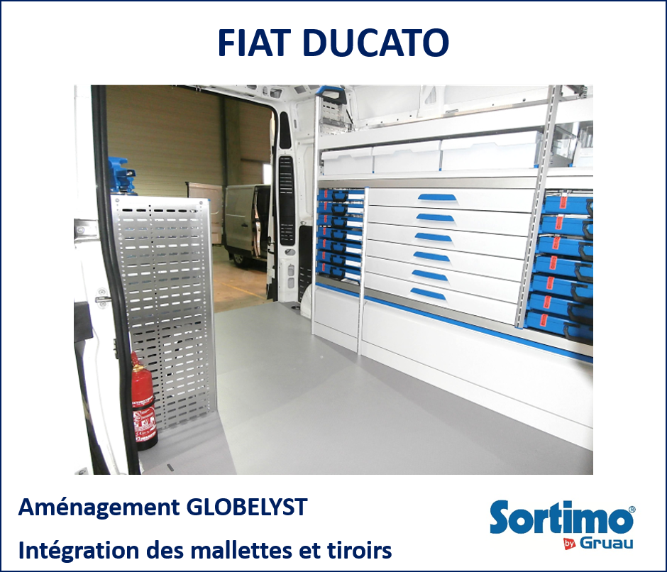Aménagement en polypropylène pour Fiat Ducato