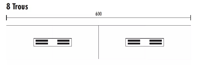 Table de réunion rectangulaire jusqu'à 24 personnes So Cadix_8