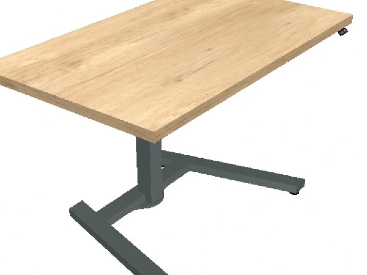 Bureau opératif ergonomique réglable en hauteur pour petits espaces - OGI ONE_8