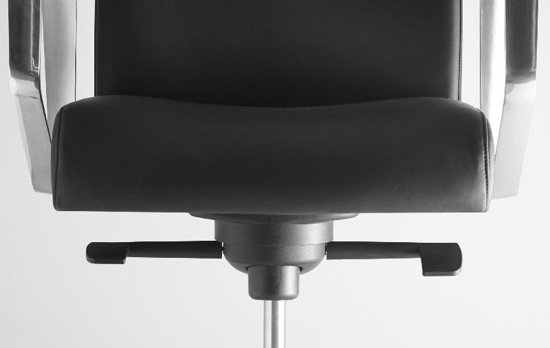 Fauteuil de direction en cuir Bost - Sokoa - cuir noir, Non_8