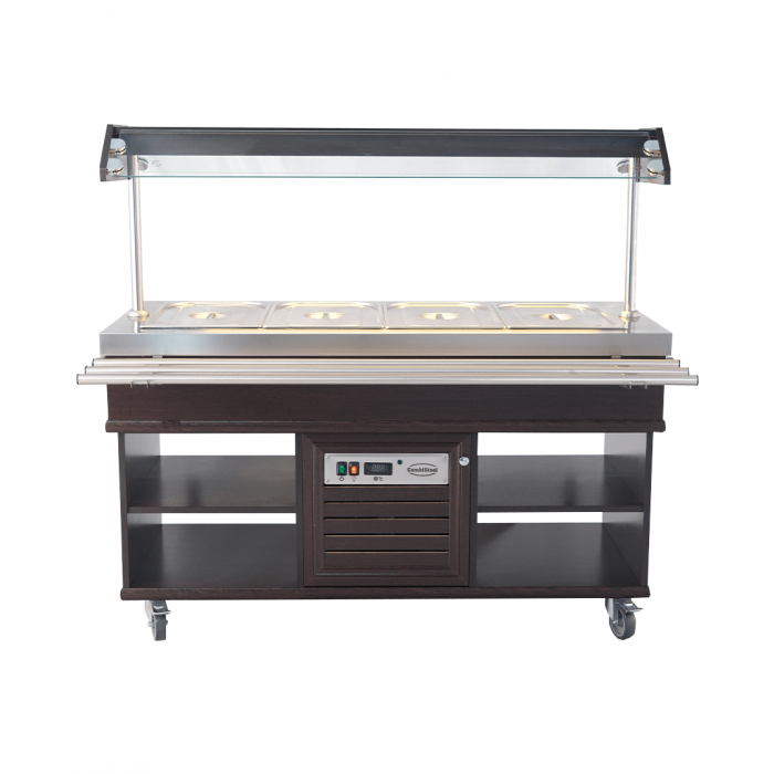 Buffet réfrigerée gn 4/1 l1500mm 7078.0010 COMBISTEEL_8