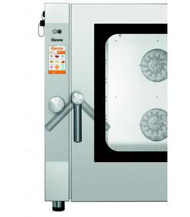 Four mixte à vapeur professionnel avec commande électronique et 5 glissières au format 2/3 gn - silversteam 5230d réf. 117623 bartscher_8