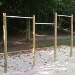 Parcours de santé en bois - 9 agrès certifiés PEFC en pin rouge traité autoclave_8