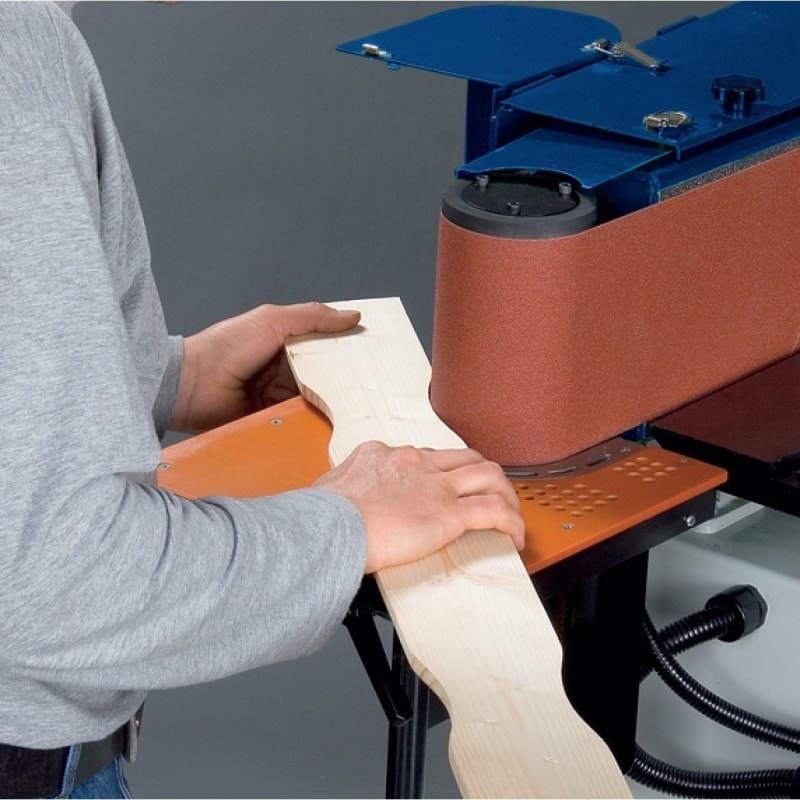 Ponceuse de chants Holzkraft KSO 1500 - 5368150 - unité pivotante, bande abrasive oscillante, dispositif manchon abrasif_8