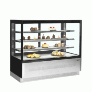 Comptoir réfrigéré LPD-3F - vitre double vitrage plane, tablette LED et froid ventilé_8