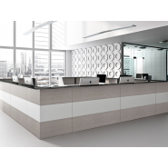 Banque d'accueil modulable et personnalisable - PROGRESS - Design élégant et matériaux haut de gamme_8