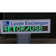 Système de gestion de parking composé d'un ou plusieurs afficheurs de 7 couleurs idéale pour les centres commerciaux, les entreprises, ...- MATPARK_8