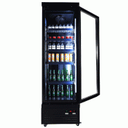 Réfrigérateur 1 porte en verre noir ceb-500r bl l620 7526.0100 COMBISTEEL_8