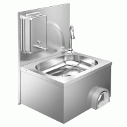 Lave-mains à commmande fémorale avec distributeur de savon | P 300 mm_8