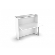 Banque d'accueil classique et fonctionnelle WELLO - Modules personnalisables et finitions modernes_8