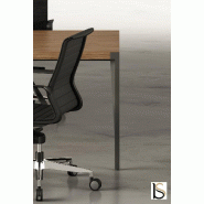 Bureau d'angle avec crédence bois X9- Officity - 192, Droite, Ébène_8